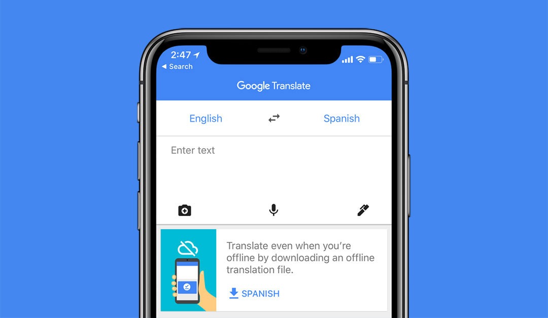 معرفی اپلیکیشن Google translate مترجم زبان در سفر + دانلود اپلیکیشن